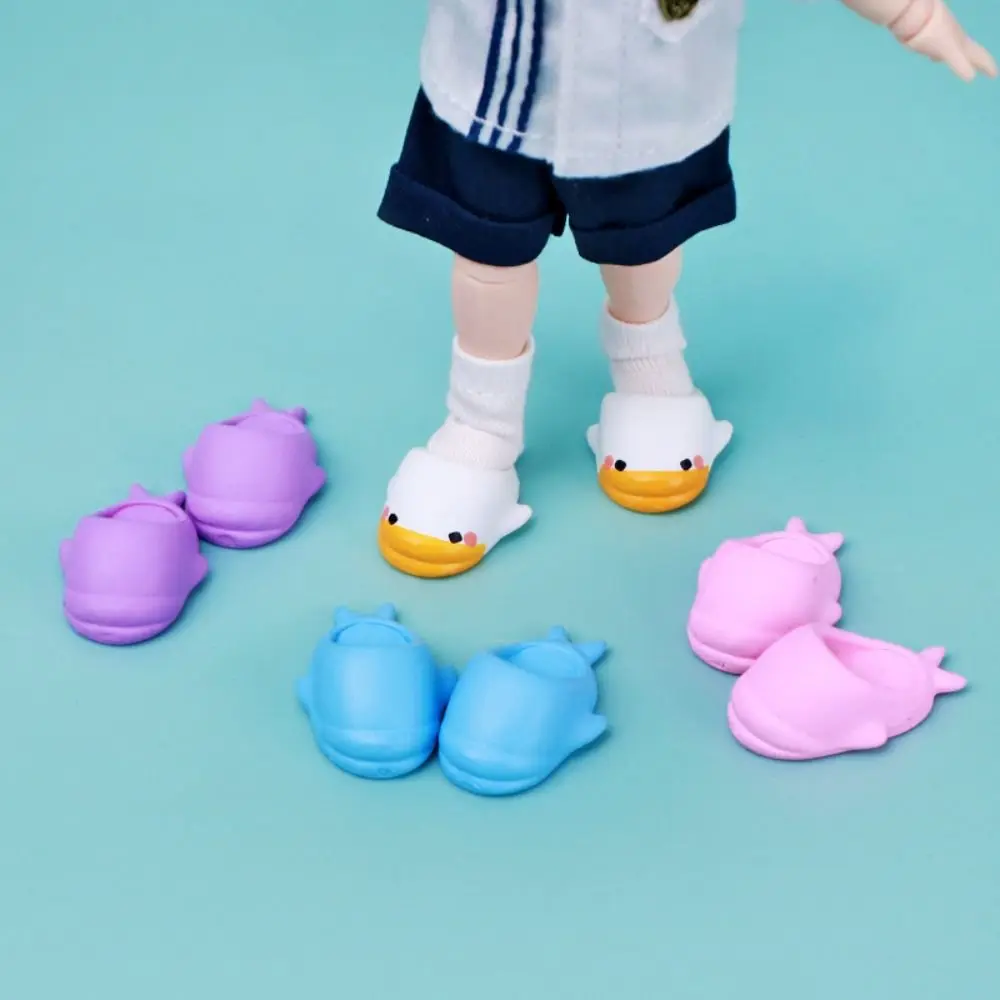 Fish OB11-zapatos de pato para muñeca, accesorios Kawaii de juguete, zapatos de goma 1/12 para niños