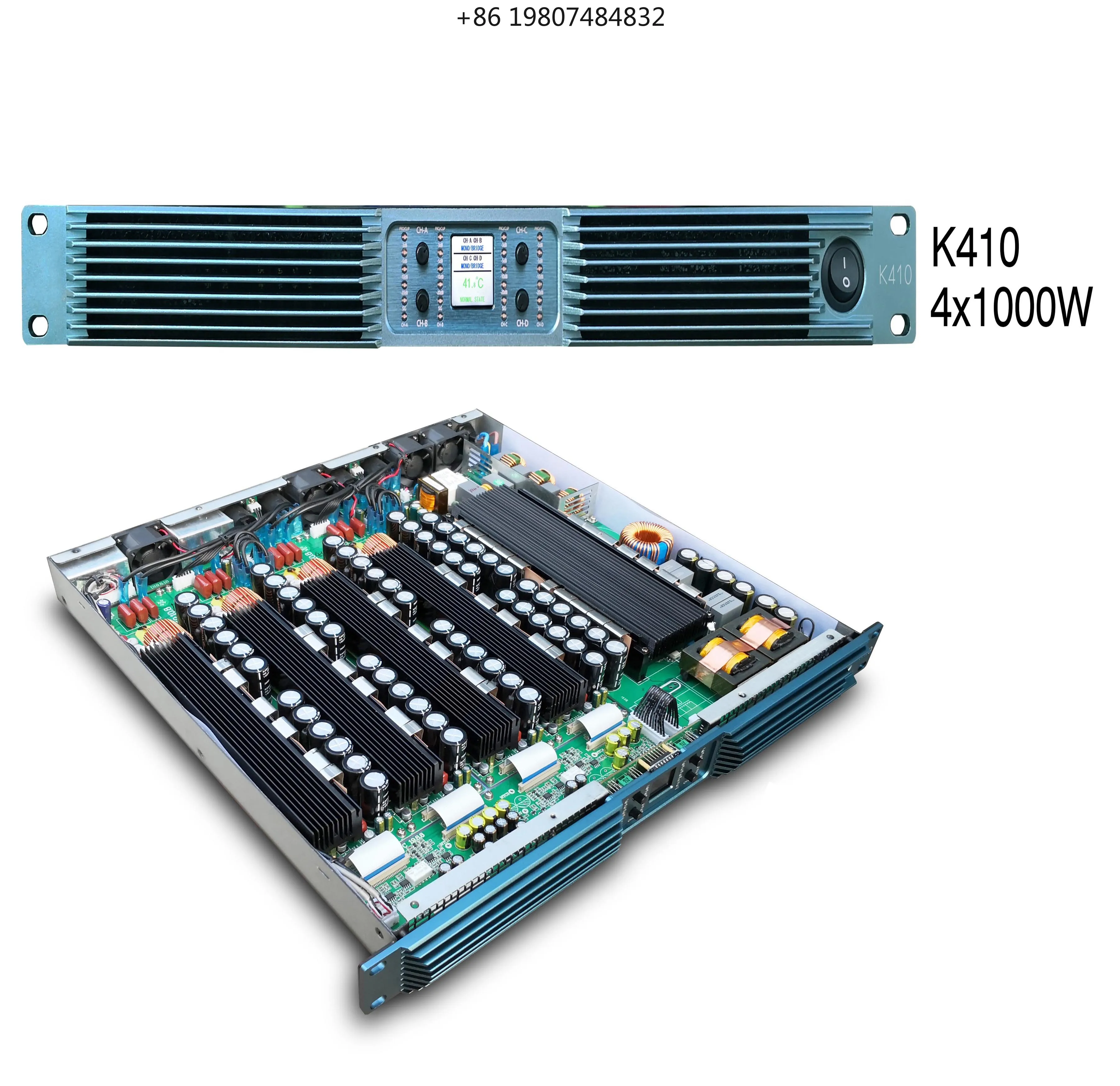 

Aliexpress MORIN K410 Professional 1U PA Digital 10000 Watt Audio Power Amplifier Price for Stage Use