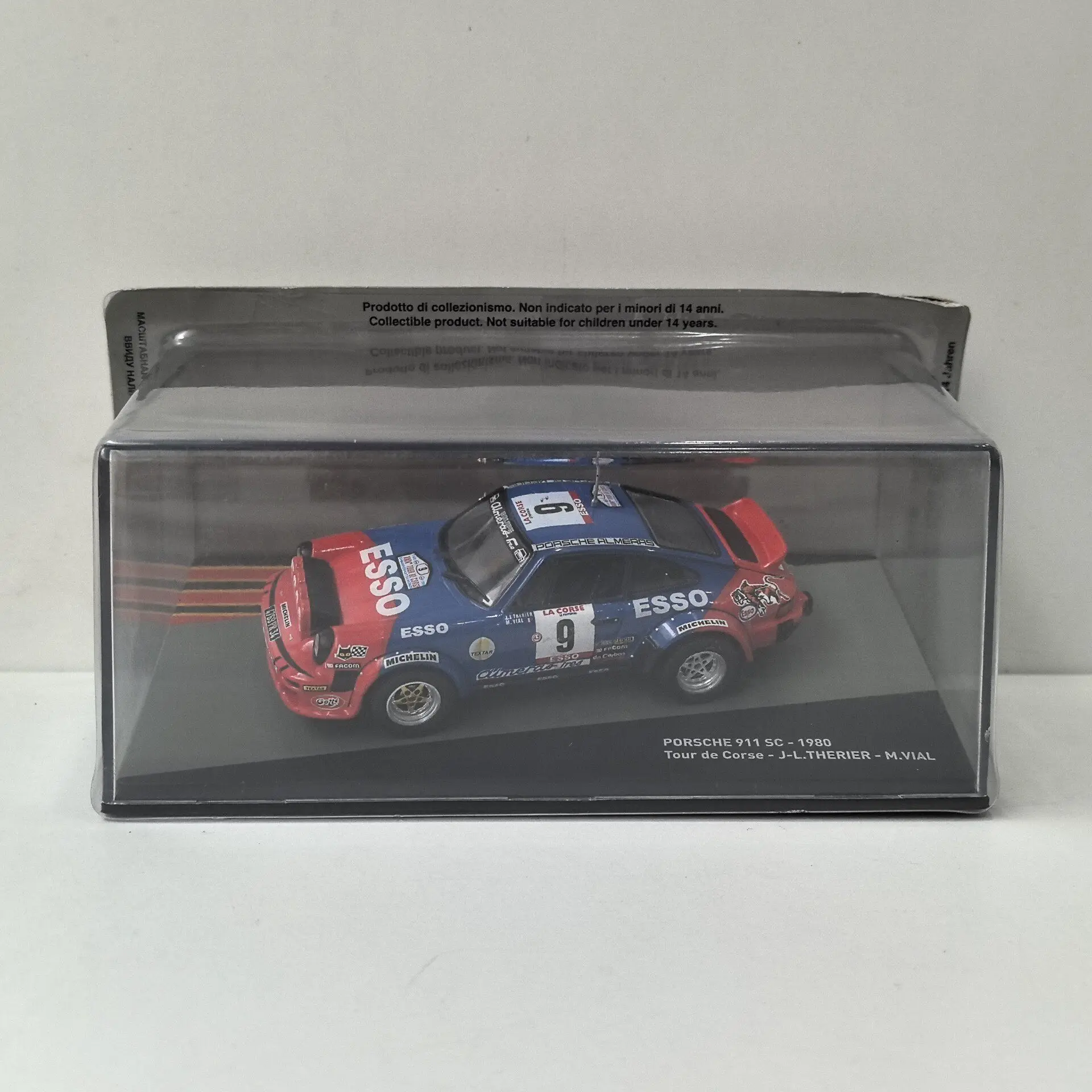 Flaws Diecast IXO 1/43 Scale PORSCHE 911 SC 1980 # 9 Racing Q7 Alloy Car Model