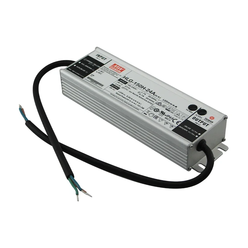 Meanwell HL-150H-24A AC DC LED Driver Constant Voltage and Constant Current Waterproof IP67 LED Power Supply 24V