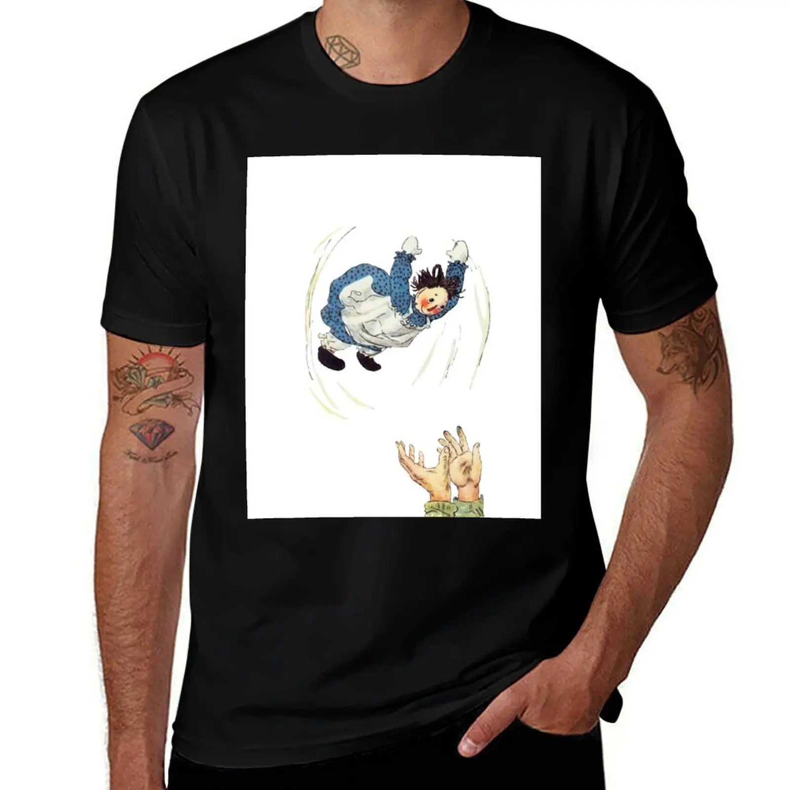 

Playing With Raggedy Ann T-Shirt t shirts for man cotton funny graphic t shirts for man man t shirt summer T-shirt