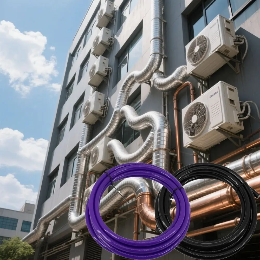 بولي ايثيلين البلاستيك تكييف الهواء النحاس حامي 4 متر طول مكافحة تشوه أداة الوقاية من التشوه أنبوب نحاسي غير تشوه