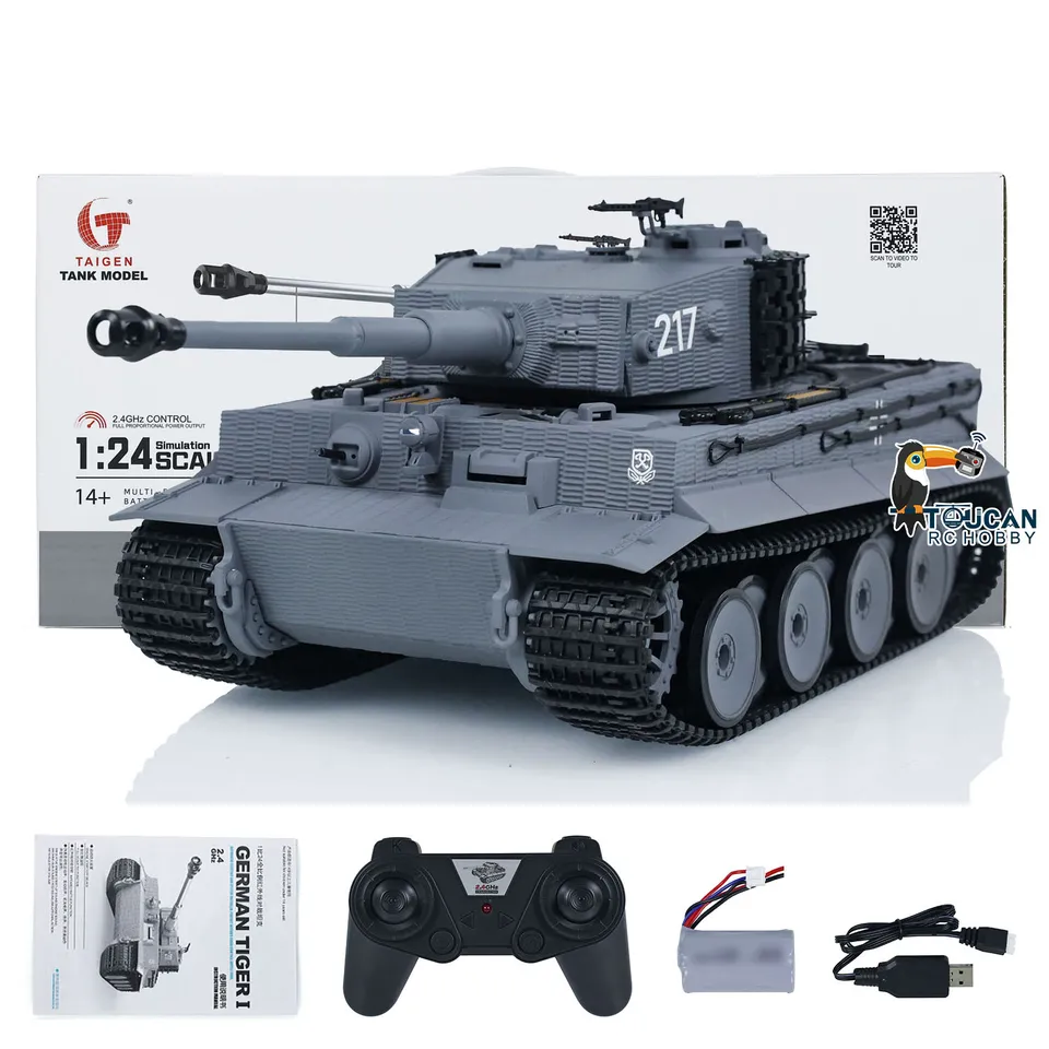 タイガー I Taigen 1/24 スケール RC バトルタンクラジオコントロール