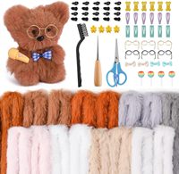 IMAZY Pipe Cleaners Craft Extra Thick Jumbo Fur Chenille Stem Set Bulk Supplies DIY Art and Craft Decorations Twisted Rod Fluffy