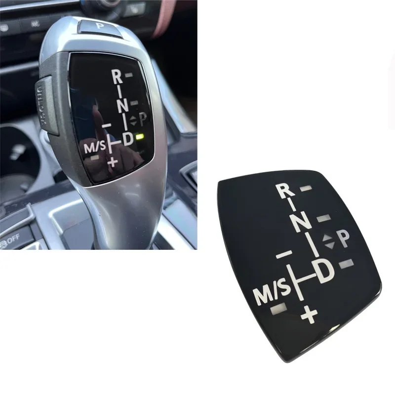 Car Shift Knob Panel Gear Button Cover Sticker For BMW 1 2 3 5 Series X3 X4 X5 X6 F30 F10 F32 F25 F15 F16 Without M Emblem