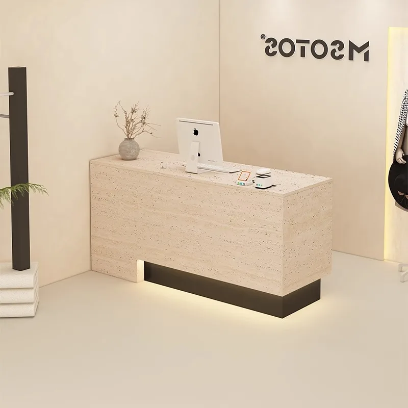 Organisateurs bureaux de réception modernes boutique beauté luxe Bar hôtel bureaux de réception exécutifs Restaurant Mostrador meubles à la mode