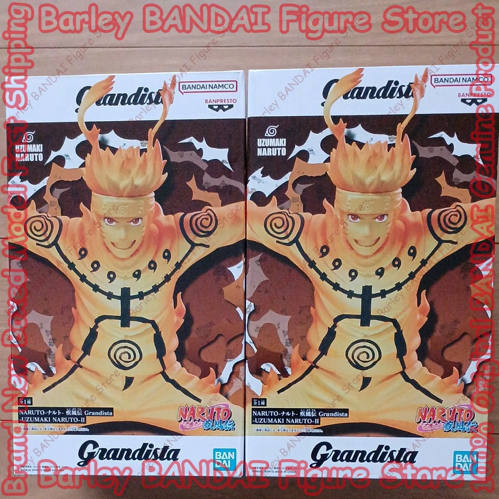 

Grandista Naruto Shippuuden Uzumaki Naruto 21 см ПВХ аниме фигурка BANPRESTO оригинальные в наличии коллекции модель игрушки подарки