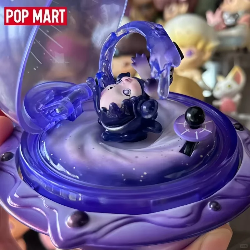 Pop Mart – boîte aveugle originale, série bouts de doigts romantiques, série de 3 scènes, boîte mystère, boîte à bagues de Couple, jouet, cadeau Surprise de Confession