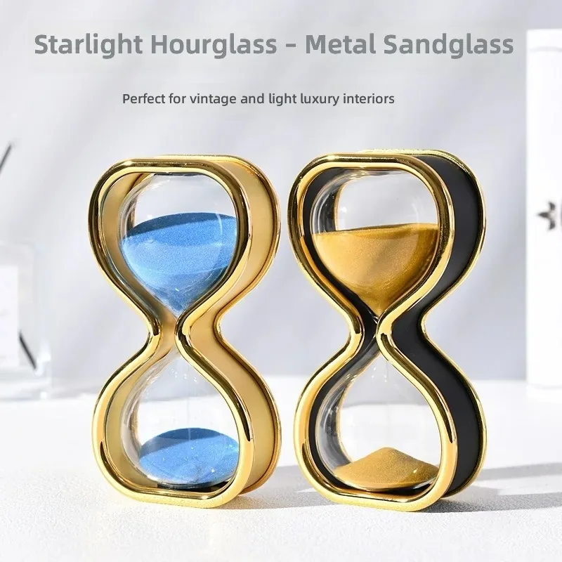 

30 minute sand watch, metal time hourglass sand, high transparency glass hourglass watch,30 minute timer jewelry,household items