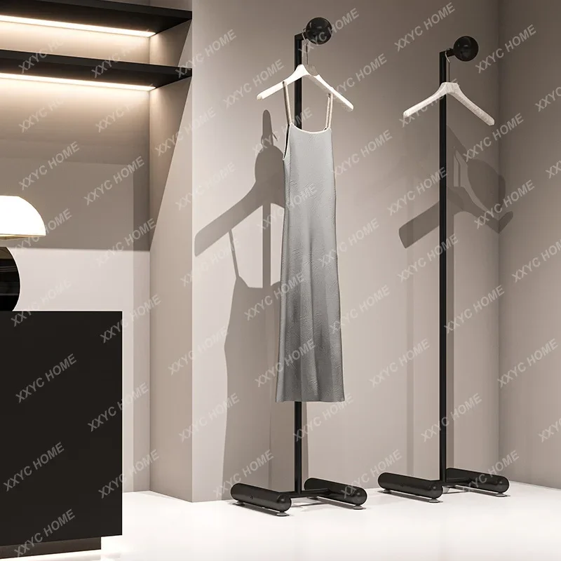 Clothes rack special black for clothing store, clothes display rack combination women's  display rack hanging in the window