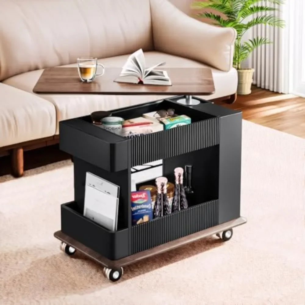 

Lift Top Coffee Table - Black Coffee Table With Storage - Lift Coffee Table For Living Room|