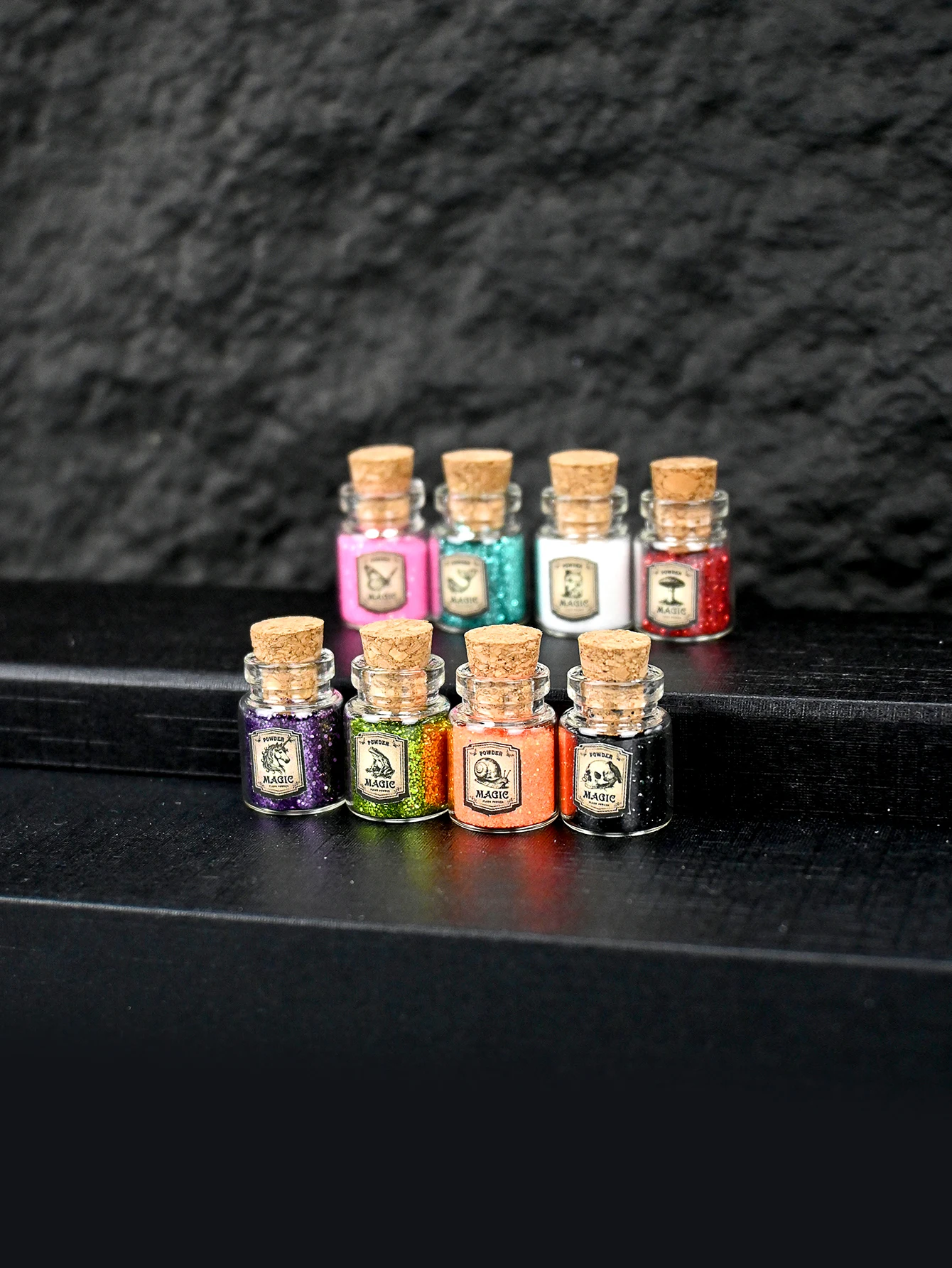 polvo de purpurina para fiestas en varios colores, un polvo de purpurina mágico y brillante adecuado para recuerdos de fiesta, decoraciones de fiesta, regalos de Navidad, regalos de Pascua, pequeños