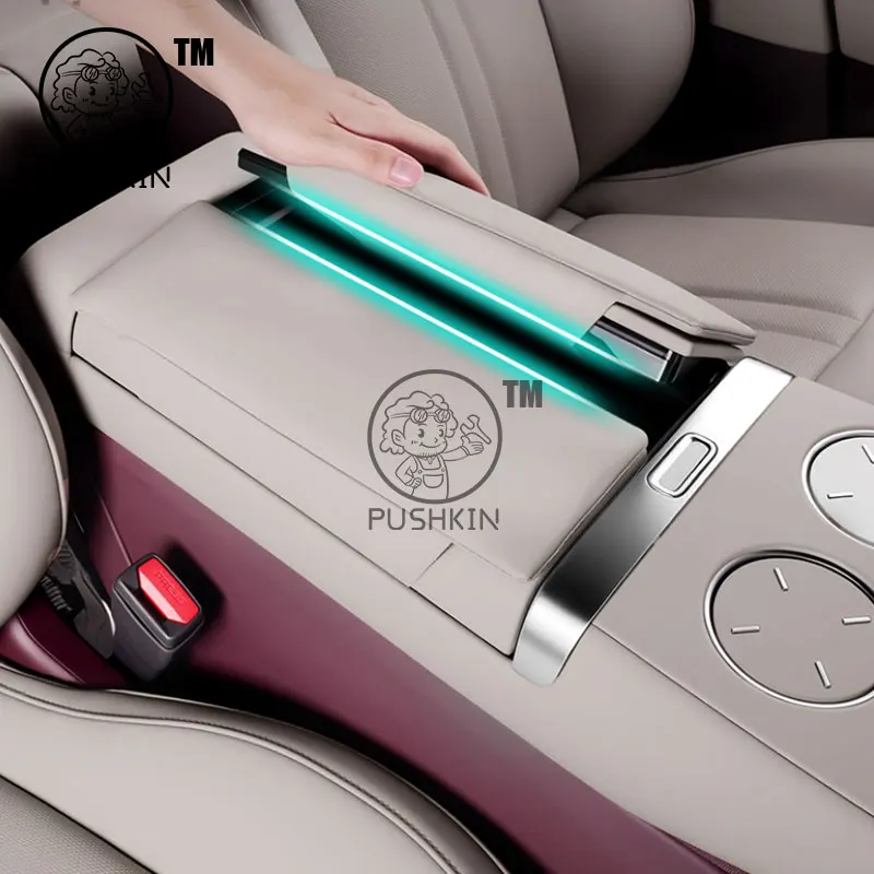 Xiaomi YU7 2025用センターコンソールアームレストブースターパッド内装改造収納アクセサリー