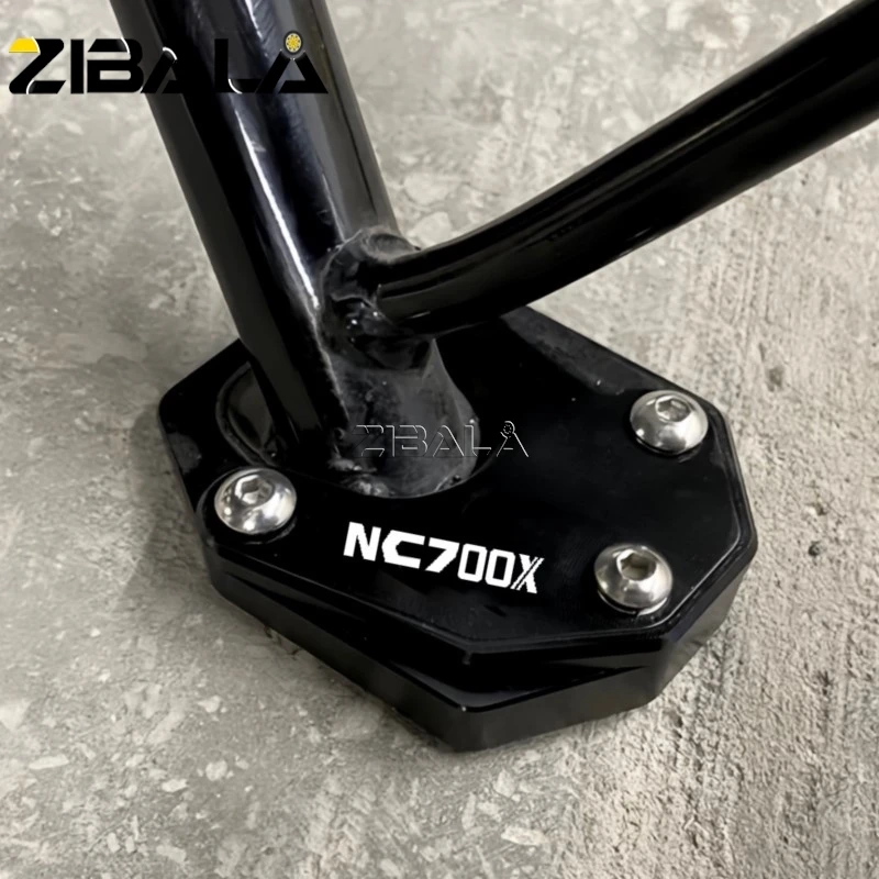 CNC Side Stand Enlarger For Honda NC700S NC700X NC750S NC700D NC750D Integra 750 2012 2013 2014-2020 Skid Plate Bash Frame Guard