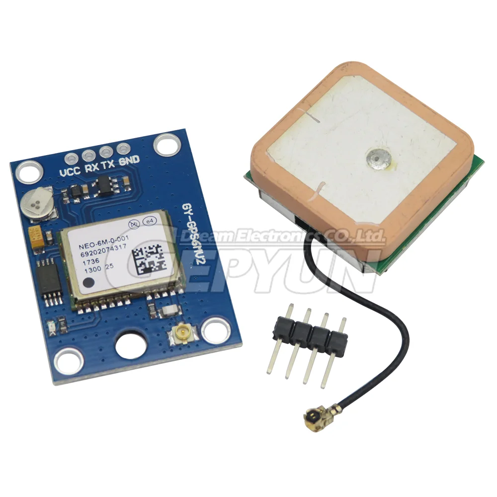 GY-NEO6MV2 NEO-6M GPS Module NEO6M with Flight Control EEPROM MWC APM2.5 Large antenna for arduino