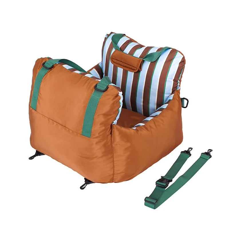 

Striped car nest, special kennel for going out, safety seat, pet sofa, winter warm nest, sleeping pad