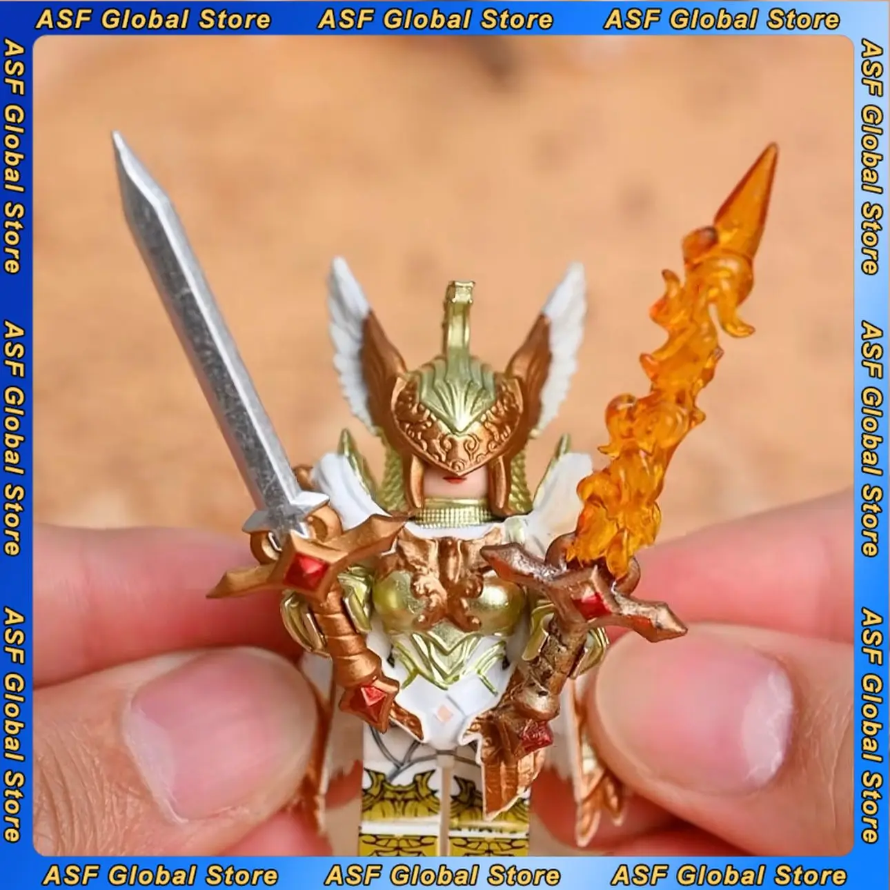 Uriel Archangel Building Block Toy Series Trendy Toys Figure Peripheral Model Classic Decoration Birthday Festival Gifts  Toys
