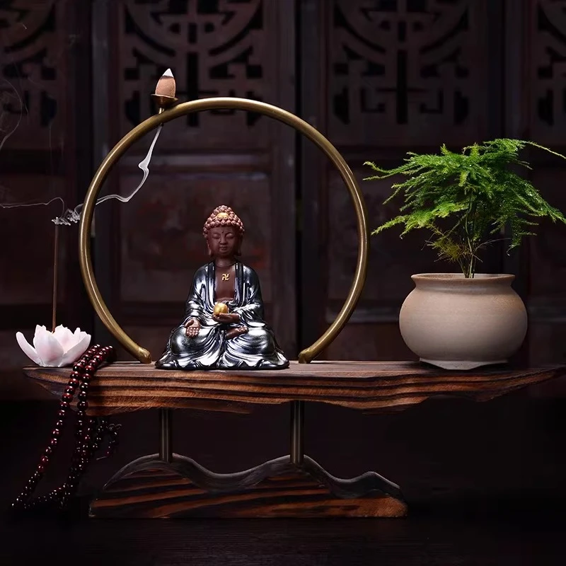 Modern Interior Incense Burner Buddhist Ceramic Decor Incense Burner For Home Luxury Wooden Quemador Inciensos Home Decoration