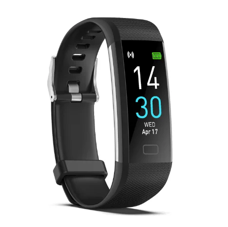 

Smart Wristband for Measuring Body Temperature Blood Pressure Fitness Heart Rate and Steps