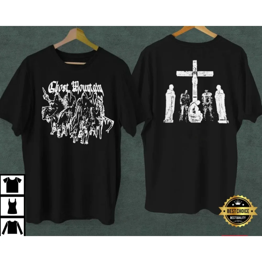 جديد مسكون هيل Sematary Ghost Mountain 4 فارس تي شيرت الرجال النساء خمر أزياء القطن الأعلى #1