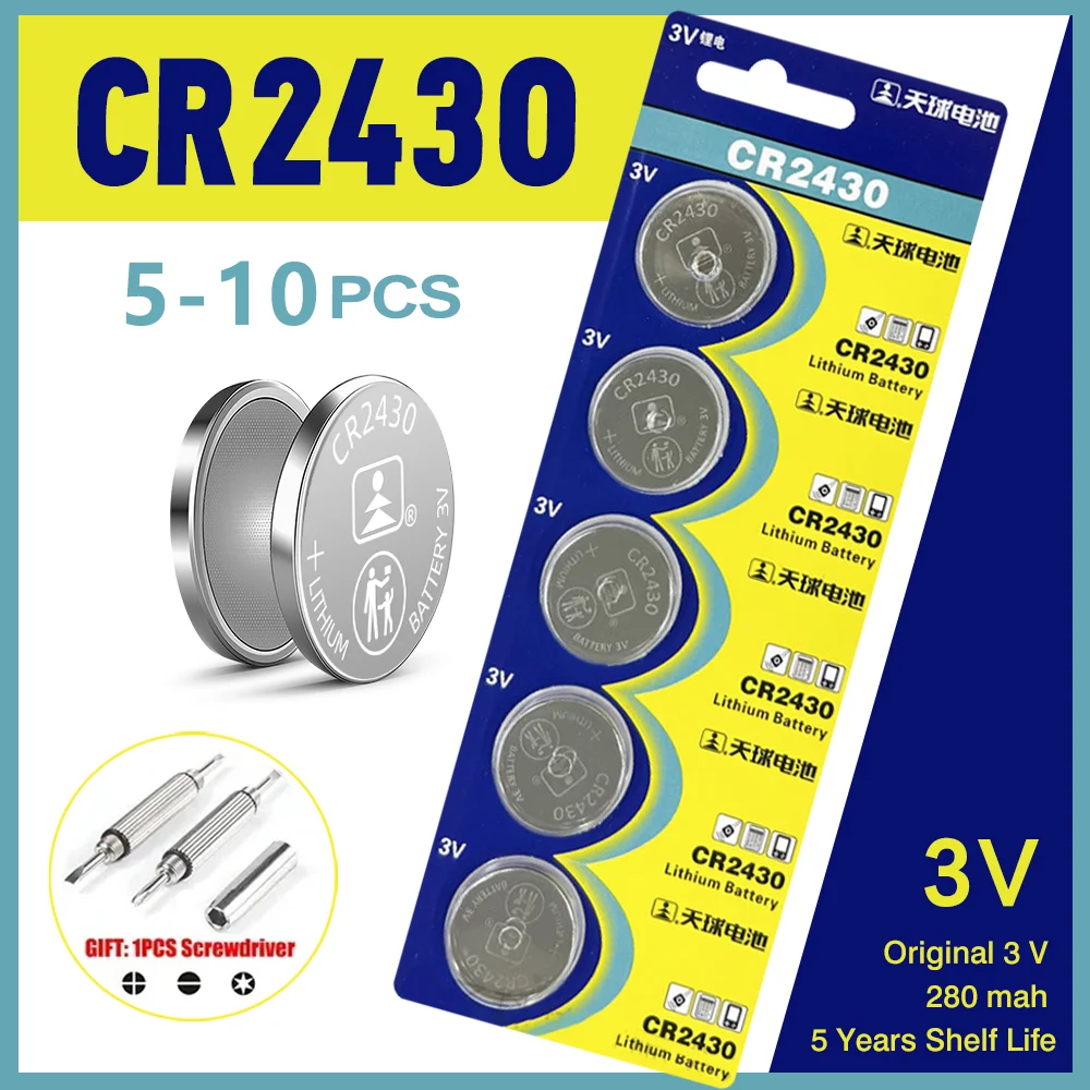 5-10 CR2430 Cr 2430…