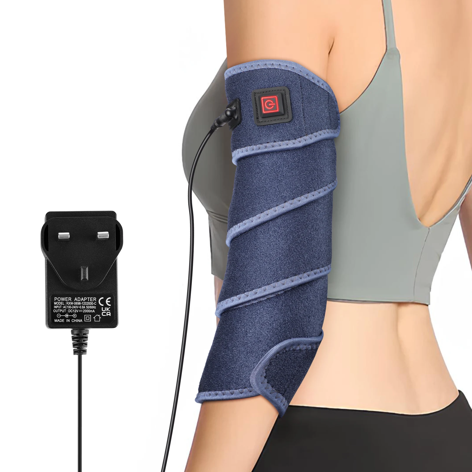 Electric Heating Pad Wrap Heating Support Brace Wristband Belt Hot Compress Therapy Relief Pain Bandage Elbow Ankle Protector