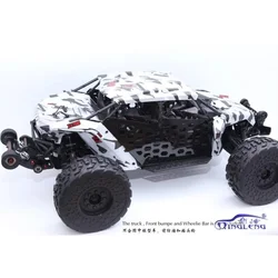 QL Super Nylon Front Bumper Top Roll Cage Spring Wheelie Bar Side Grid for 1/7 ARRMA FIRETEAM 6S