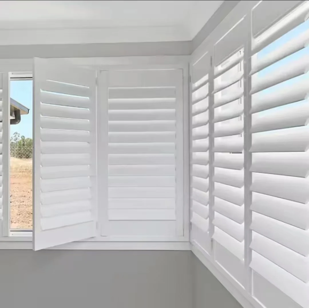 Customization Wooden Manufacturers Custom Window Plantation Shutters for Home Use