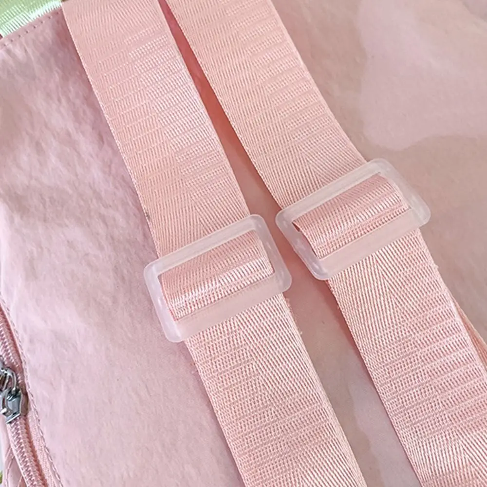 Korean Style Outdoor Drawstring Backpack Travel Waterproof Fruit Nylon Backpack Large Capacity Book Bag Hiking Shoulder Bag