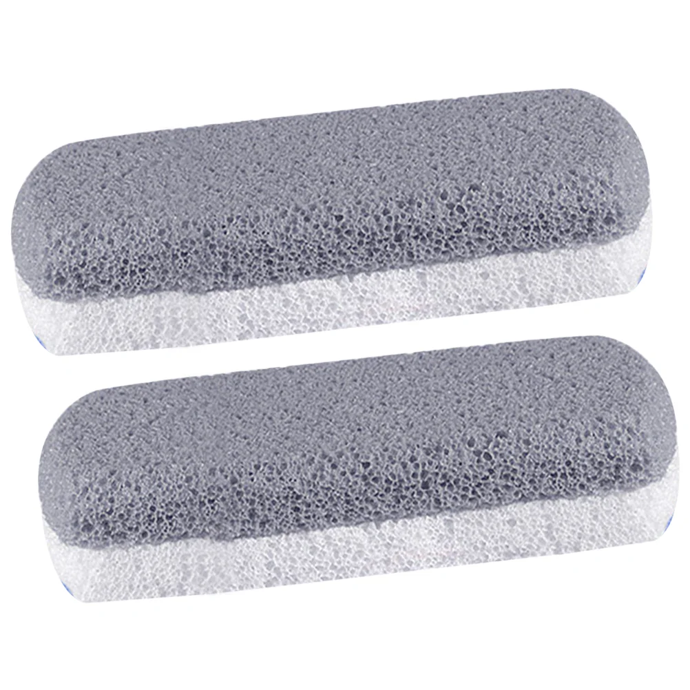 2 Pcs Foot Rub Manicure Kit Feet Nail Pedicure Tools Scrubber Pumice Stone for Heavy Callused File Care Trimmer Scraper Removal