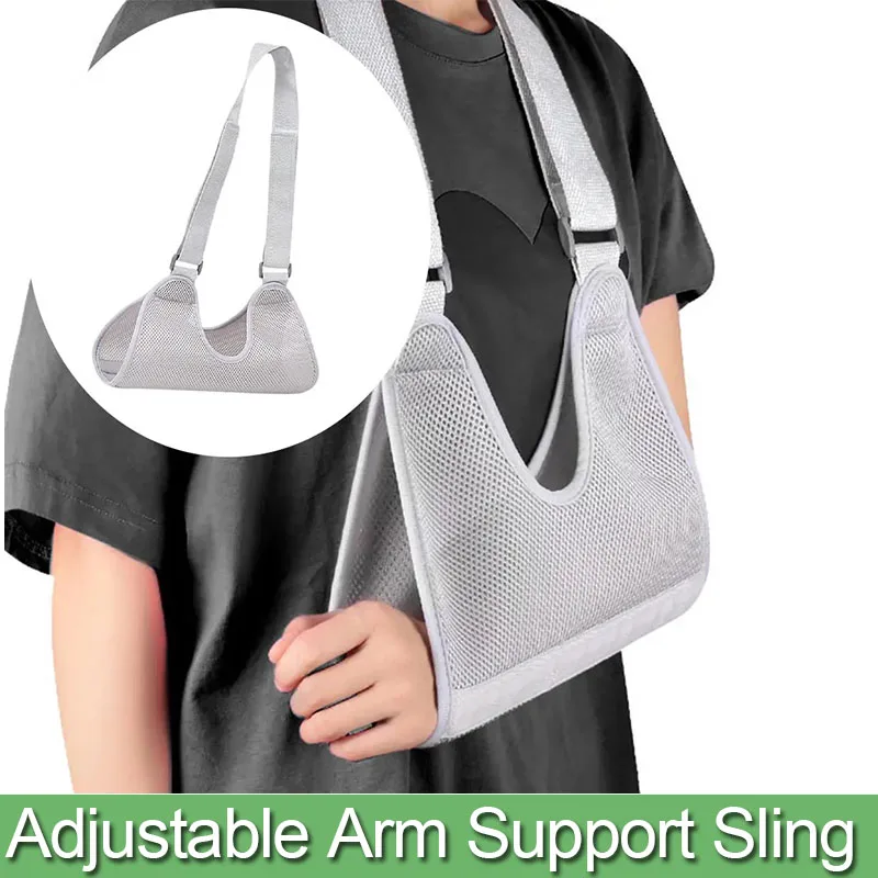 

Arm Sling Adjustable Lightweight Comfortable Shoulder Immobilizer Breathable Shoulder Support for Injured Arm Shoulder Elbow