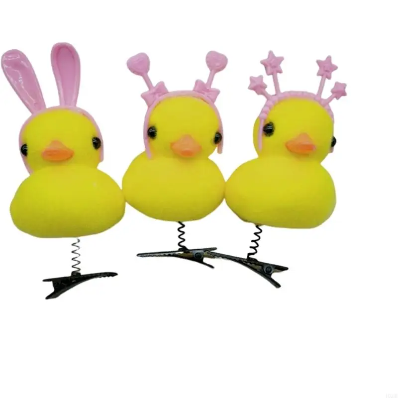 HX6F CUMPLEABLE PIEMBRA CUBRA NIÑOS CAREATE PATO AMARILLO PATINPIN PATOBILLO CLIP