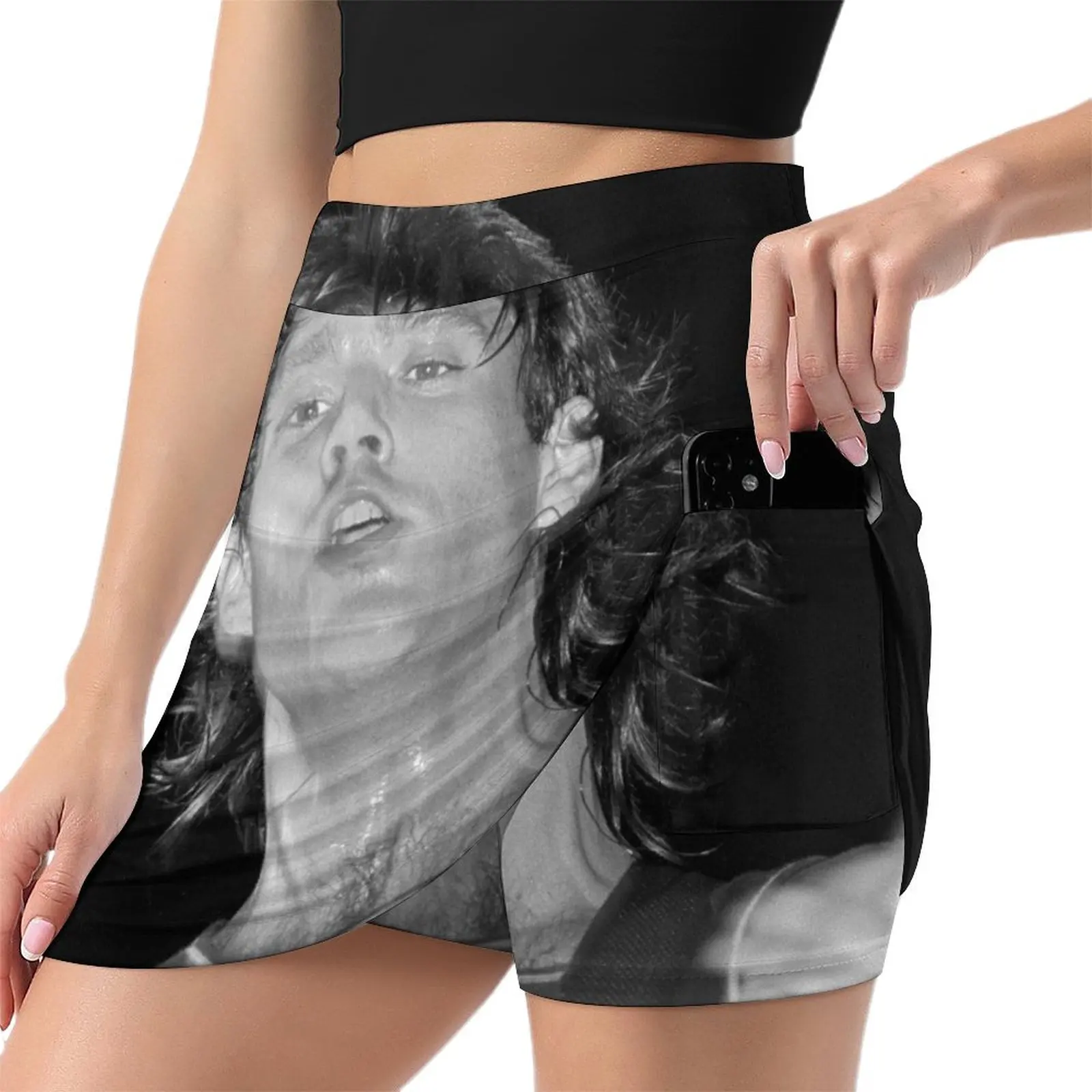 Mike Mesaros - The Smithereens - BW Photograph Mini Skirt skirts women summer 2025 skirts