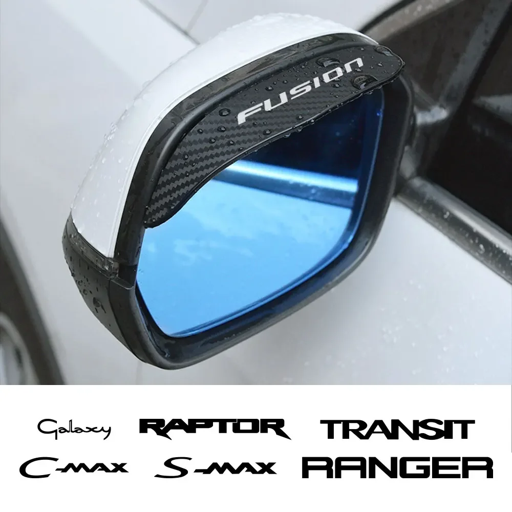 

For Ford KA Ranger S-Max C-Max Galaxy Figo Fusion Transit Raptor Flex Car Rain Eyebrow Cover Rainproof Tuning Decor Accessories