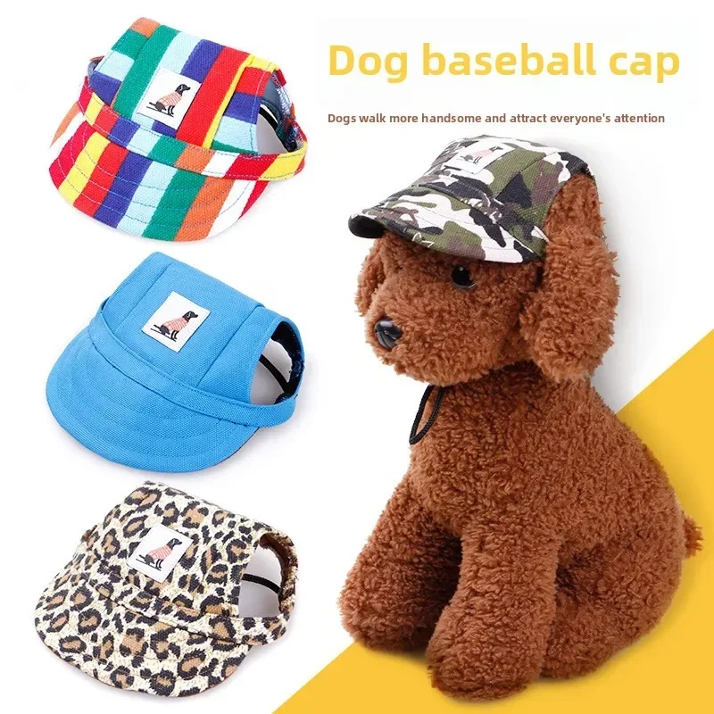 Hundehut, Haustierausflugshut, Hut mit undichten Ohren für Hunde, Baskenmütze für Haustiere, Baseballmütze, Teddy-Mütze
