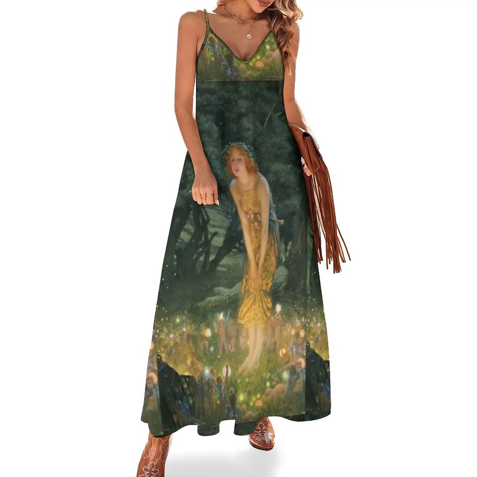 

Edward Robert Hughes - Midsummer Eve Sleeveless Dress dress party evening elegant luxury celebrity dresses for womens