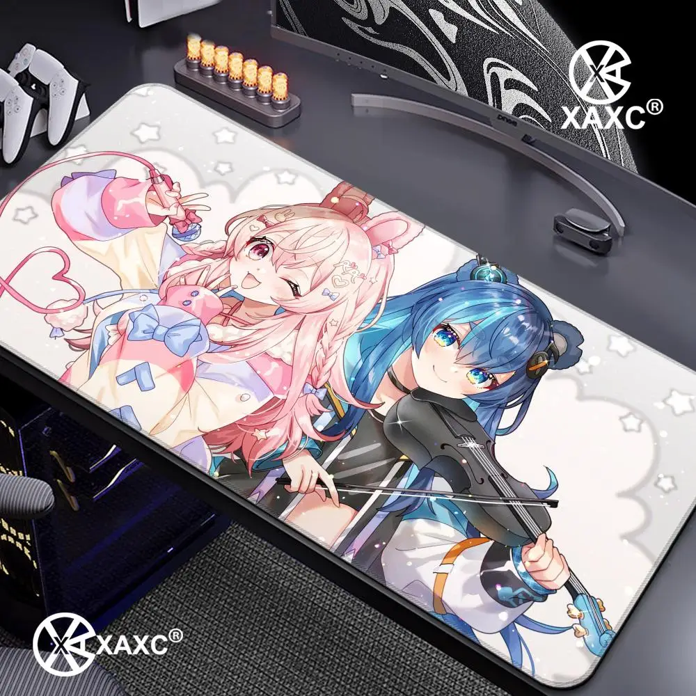 

Anime girls pipkin pippa Fujikura Uruka XAXC Mouse Pad large keyboard mouse desk pad non-slip rubber gaming mouse pad