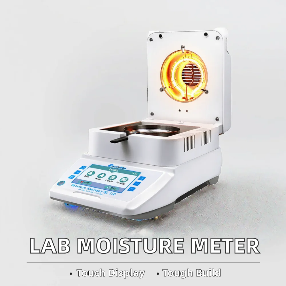 LABTEX High Precision 110g Infrared Moisture Analyzer 0.001g-1mg Speed Range For Industrial And Use