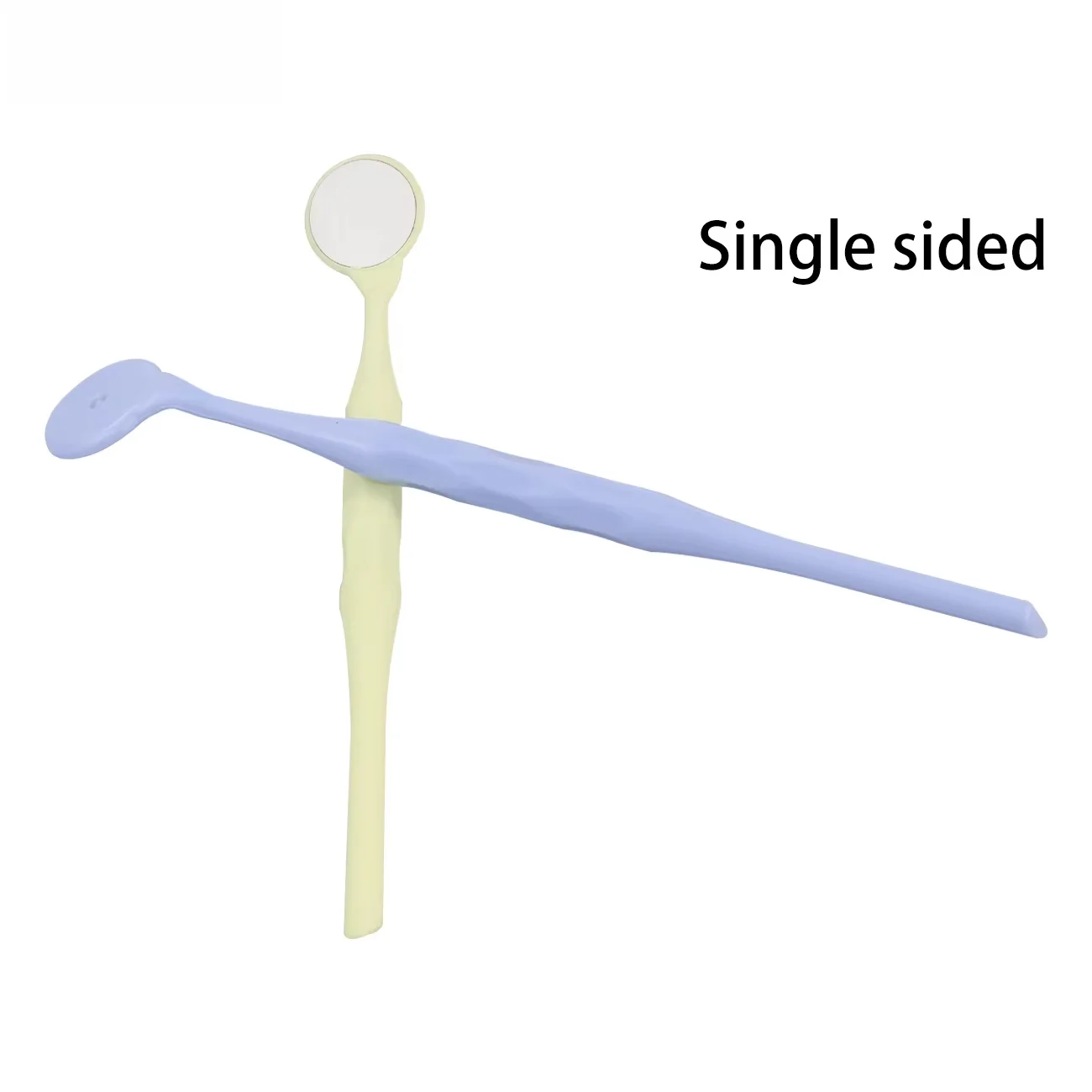 10pcs/Box Dental Single Double Sided Mouth Mirrors Autoclavable Surface Exam Reflectors With Handle Oral Mirror Tooth Whitening