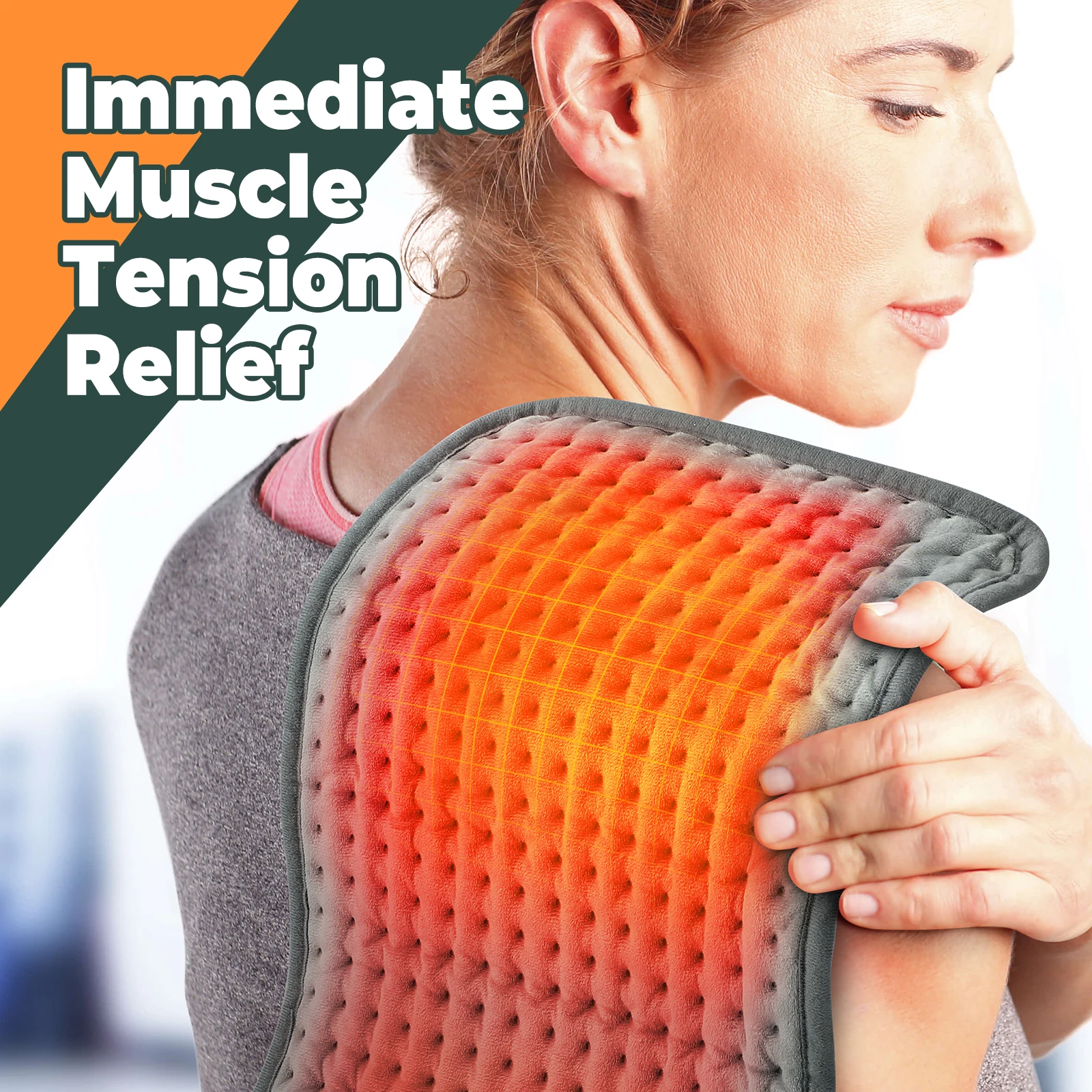 50*100cm elektrisches Heizkissen Massage gerät für Körper Bauch Schulter Rücken Winter halten wärmere Decke Wärme matte Home Office Matte