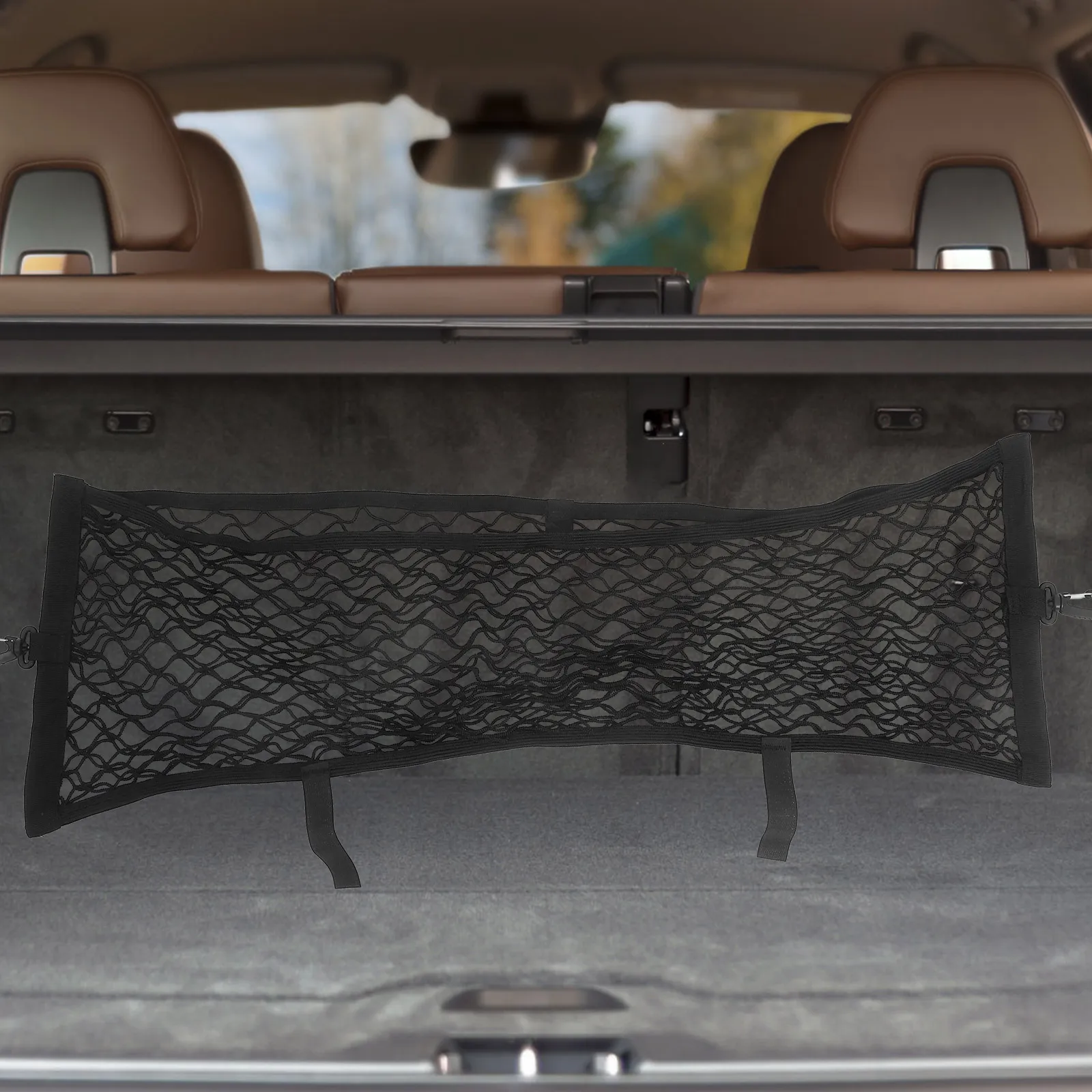 

Car Trunk Storage Solution SUV Pickup Inside Car Cargo Net Organizers Storage Net Mesh Bag Lightweight Travel Accessories