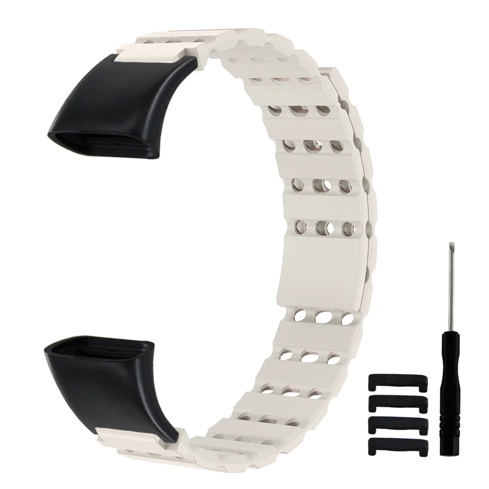

Air Hole Magnetic Band For Lifesense 5S Hr 5 3 2 Bracelet Silicone Quick Release Silicone Sport Smart Watch Strap for Men Women