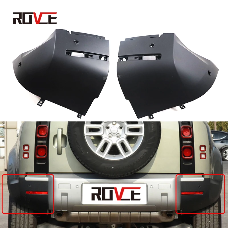 ROVCE Front Rear Bumper Corners Cover Modification Body Kit Suitable for Land Rover Defender 2020-2023 Car Accessories