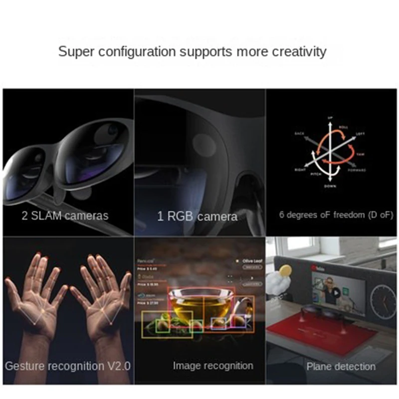 Nreal Light Mixed Reality Glasses Customization 6DoF Full-real Space Scene Interconnection Development Creation Of 3D