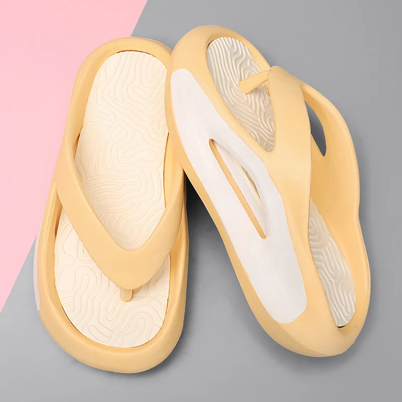 Fashion Men Women Flip Flops Outdoor Slippers Slides Beach Sandals Men Indoor Slippers Soft Home Shoes Beach Slippers Flip Flops