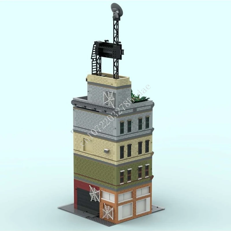 3735 pièces Bodega appartement construction modulaire MOC créatif vue sur la rue modèle bloc de construction Architecture bricolage éducation assemblage jouet
