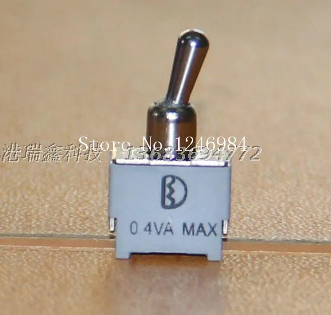 

[SA]2TES1 single tripod gilt pin M4 ultra-small toggle switch waterproof Taiwan Deli Wei Toggle Switch--50pcs/lot