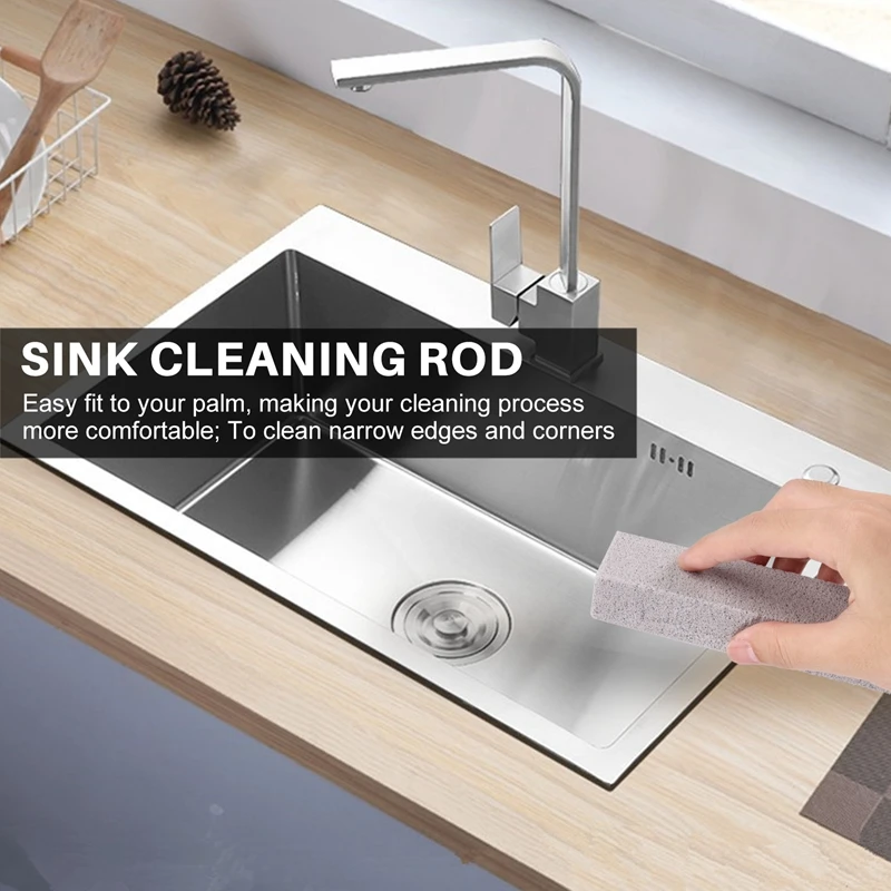 Nuovi 10 pezzi pomice Sticks pomice paglietta per la pulizia grigio pomice Stick Cleaner per la rimozione della tazza del water Ring Bath 5.9 X