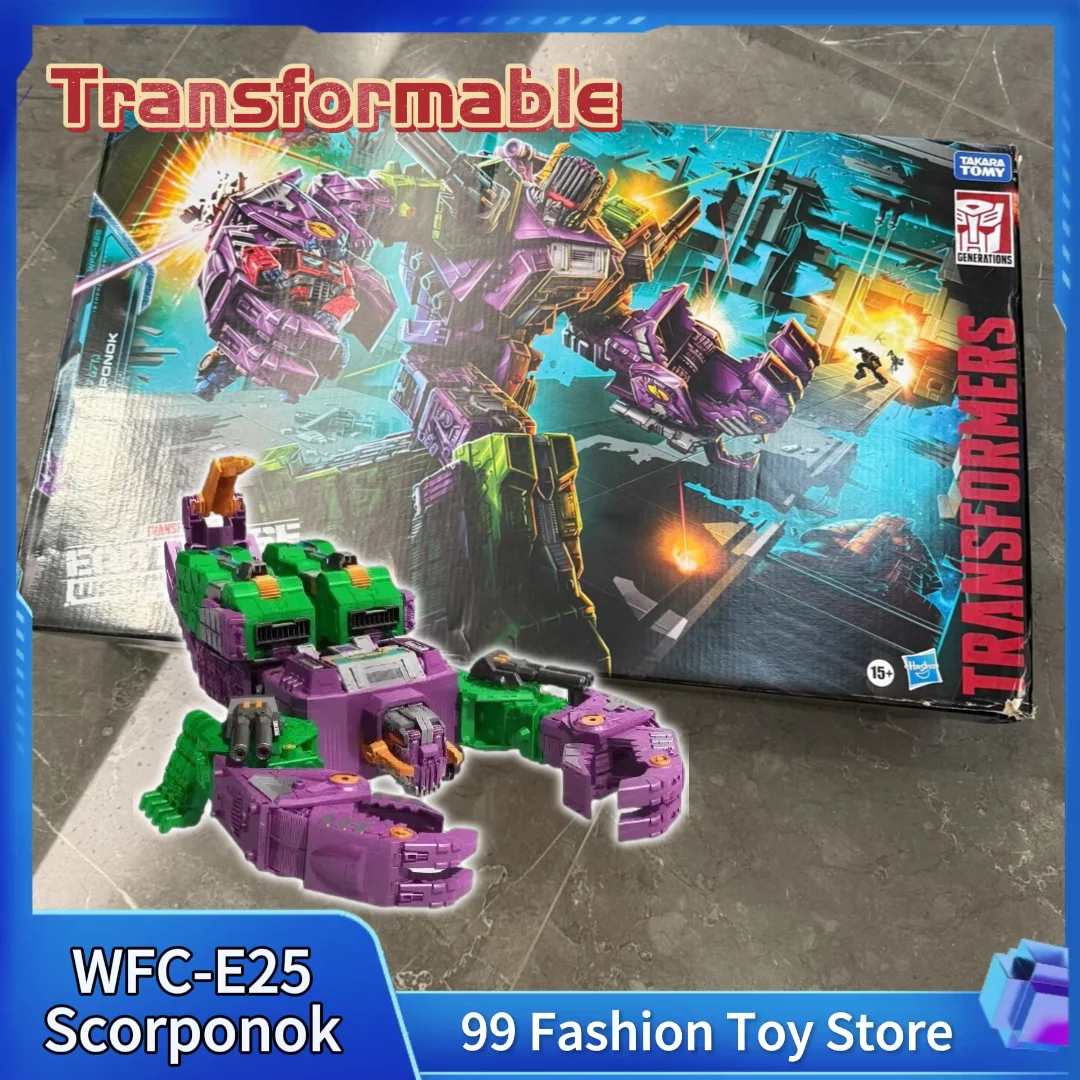 

В наличии: Трансформируемая фигурка WFC WFC-E25 WFCE25 Scorponok Ultimate, коллекционная игрушка для мальчиков, подарок