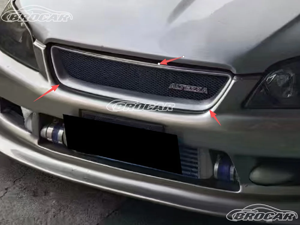 Für Lexus IS200 iS300 1999-2005 Altezza Stoßstange Langlebiger Frontgrill Rennsport-Kühlergrill Lufteinlassgitter Schutzgitter Kühlerabdeckung